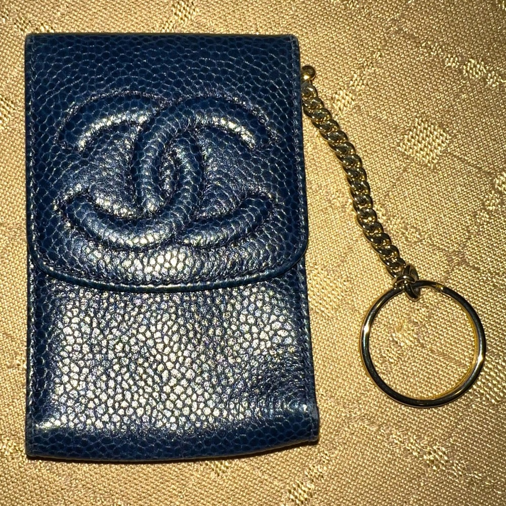 Chanel Mini Pouch/Card Holder/Key (Authentic) Pre-loved COA pictured.